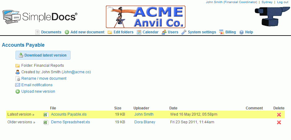 SimpleDocs project image 6